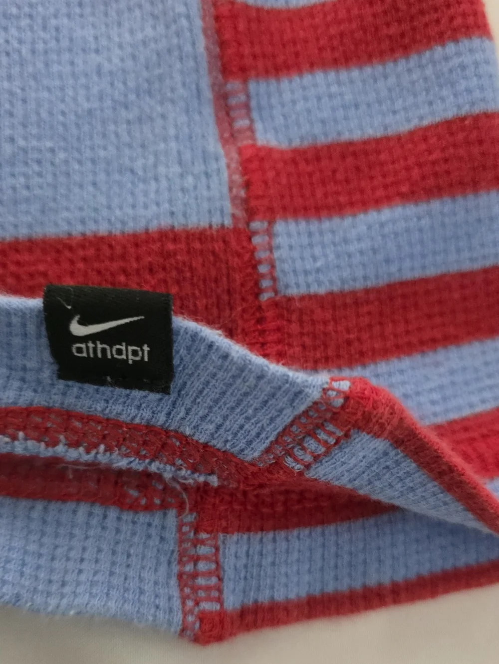 💥5 For $20 Nike Red and Light Blue Striped Racerback Tank